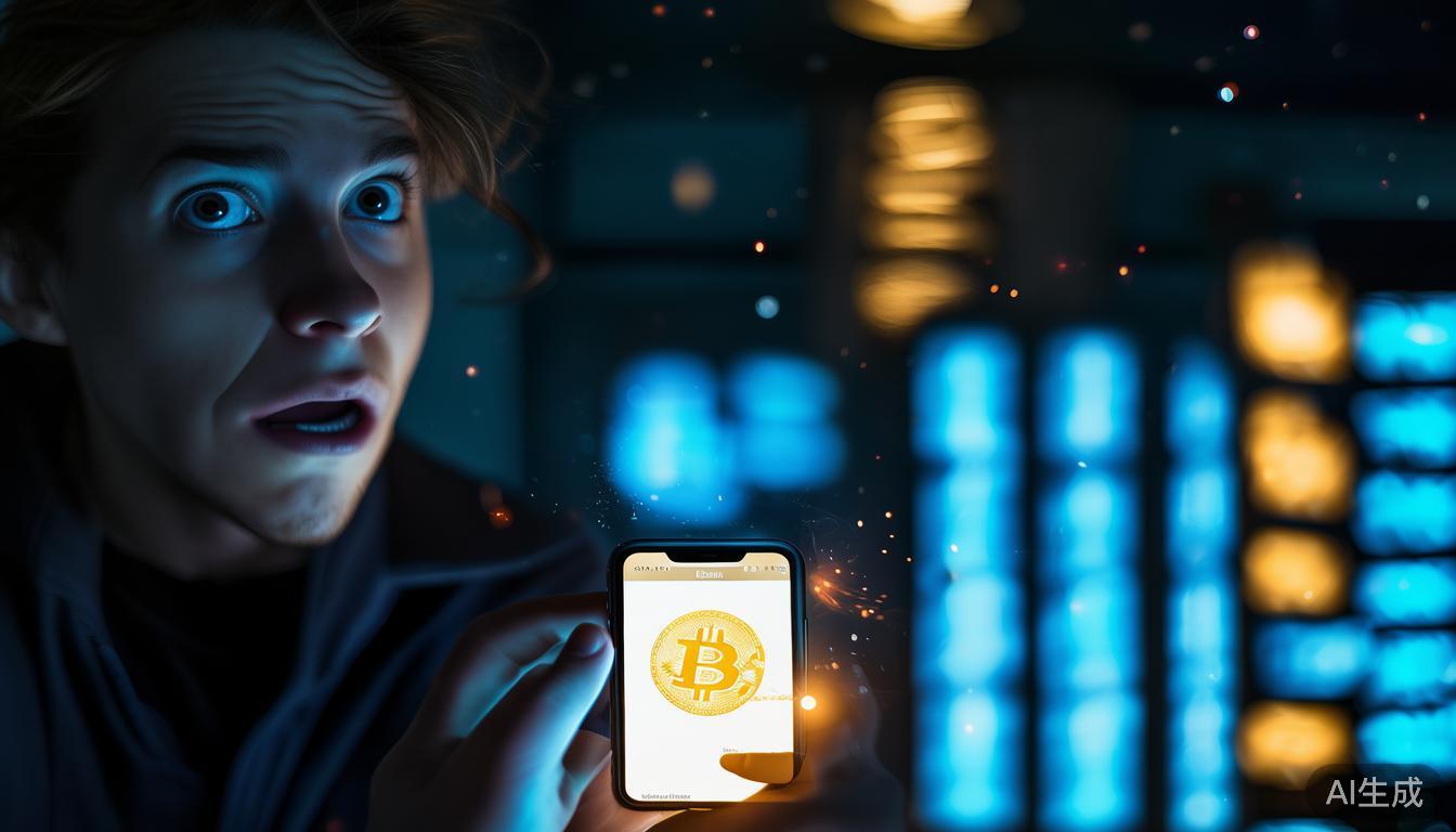 当手机屏幕突然亮起—比特币转账背后的时代密码